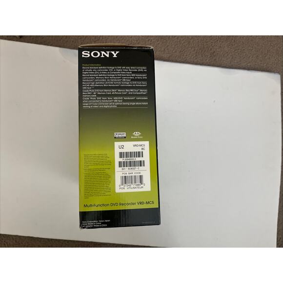 Sony DVD Recorder VRD-MC5 Multi-Function Bundle DVD-R. New! - Picture 4 of 5